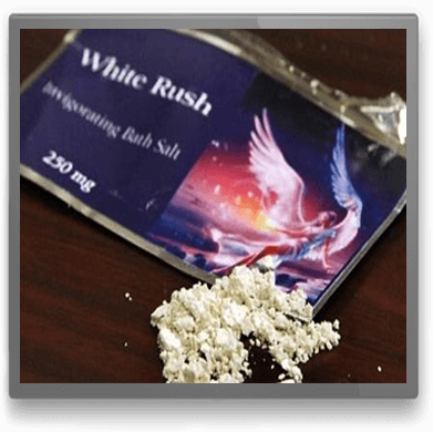 white rush bath salt