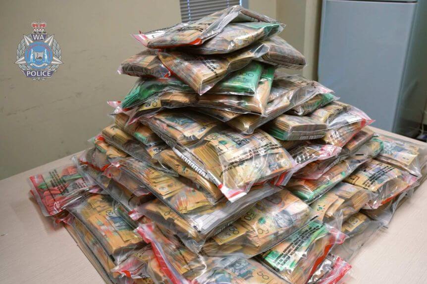 ‘Peddlers of death’ warned as police seize $9m cash from drug traffickers in WA