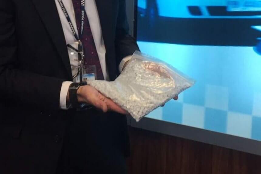 Tasmania Police intercepts 3,000 ecstasy pills sent to Hobart by mail