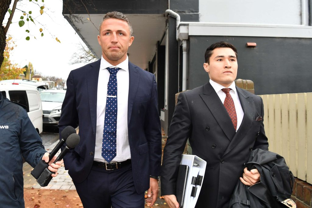 Former NRL star Sam Burgess pleads guilty to drug driving as court told of stint in rehab