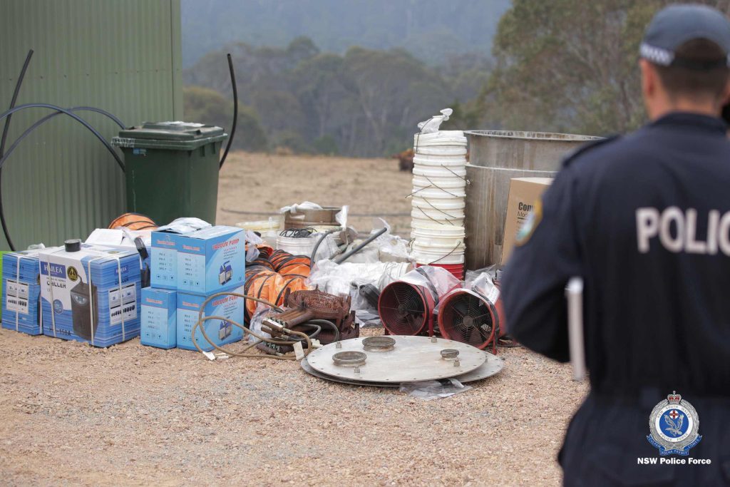Two men accused of running Breaking Bad-style meth lab hidden on rural NSW property sentenced to jail